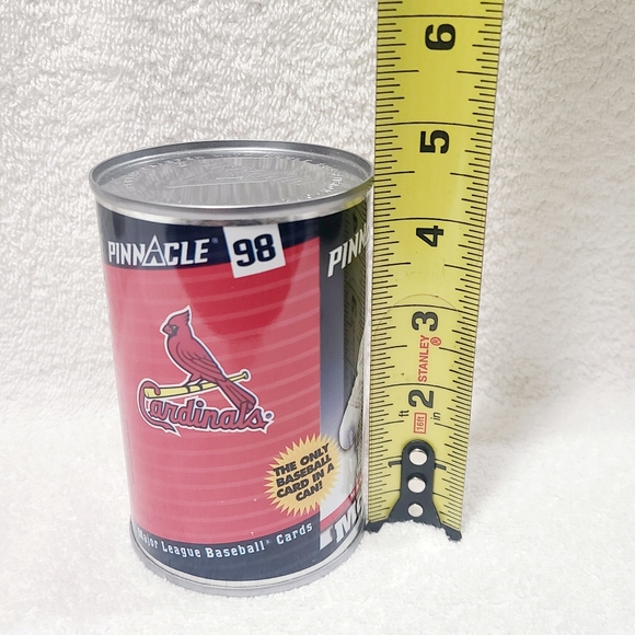 New Mark McGwire Cardinals 1998 Pinnacle Baseball Cards In A Can - New Sealed - Picture 7 of 8